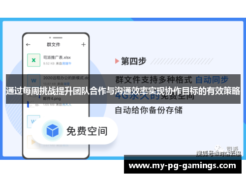 通过每周挑战提升团队合作与沟通效率实现协作目标的有效策略