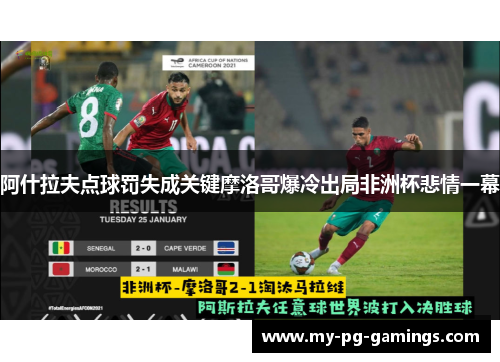 阿什拉夫点球罚失成关键摩洛哥爆冷出局非洲杯悲情一幕